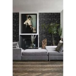 Origin Behang - Dierenhuid Structuur - Zwart - 53 Cm X 10,05 M -Woninginrichting Winkel 1592812340 0103