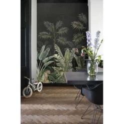 ESTAhome Fotobehang - Jungle-motief - Zwart En Groen - 3 X 2.79 M -Woninginrichting Winkel 1611416238 0103
