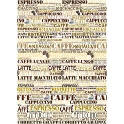 Fotobehang - Cafeteria - 183 X 254 Cm - Multi