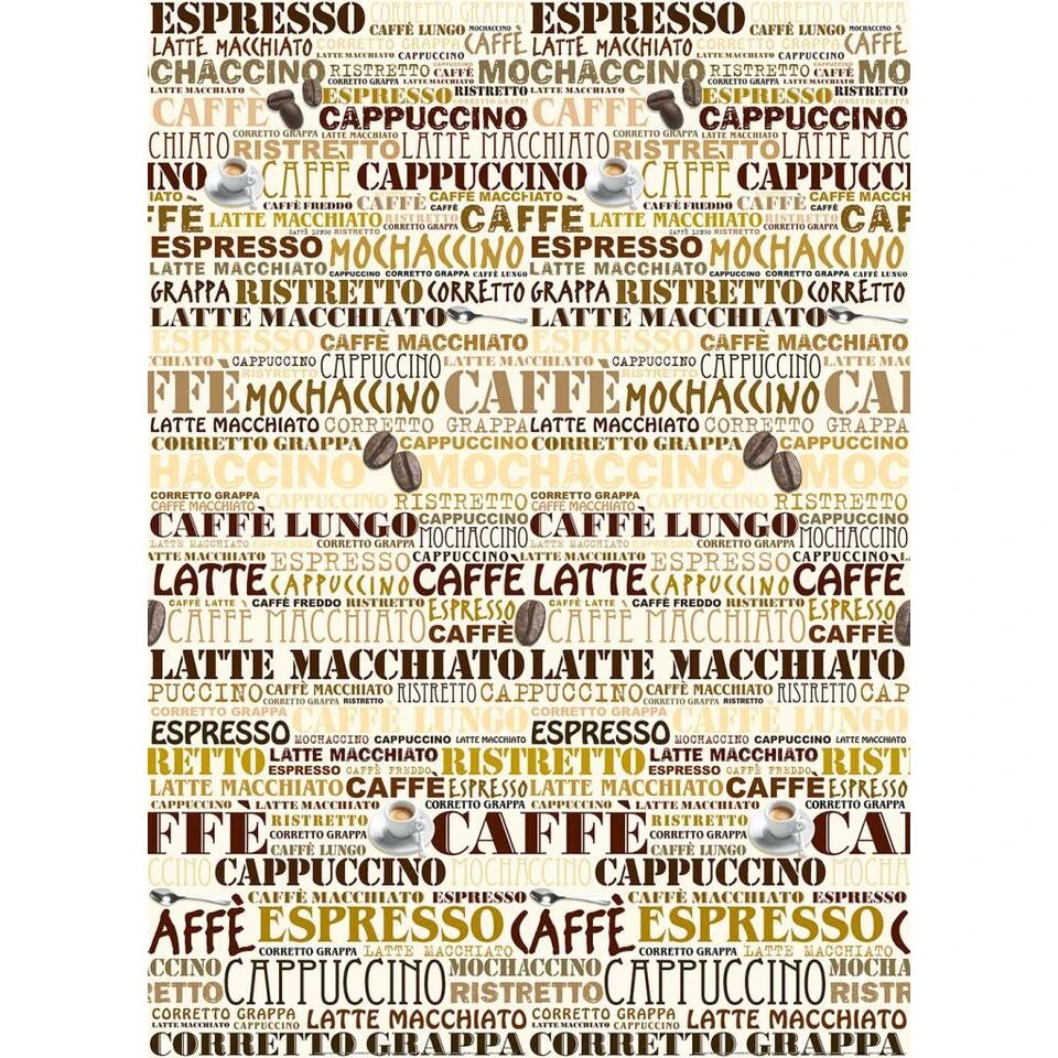 Fotobehang - Cafeteria - 183 X 254 Cm - Multi 1 Fotobehang - Cafeteria - 183 X 254 Cm - Multi