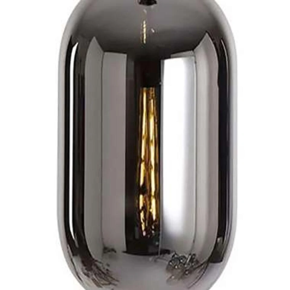 Highlight Hanglamp Fantasy Moderno 8 Lichts - L 130 X B 35 Cm - Rook - Zwart 3 Highlight Hanglamp Fantasy Moderno 8 Lichts - L 130 X B 35 Cm - Rook - Zwart - Afbeelding 3