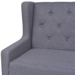 VidaXL Fauteuil Stof Grijs -Woninginrichting Winkel 1727154074 0103