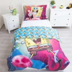 SpongeBob Dekbedovertrek Fun - Eenpersoons - 140 X 200 Cm - Multi 5 SpongeBob Dekbedovertrek Fun - Eenpersoons - 140 X 200 Cm - Multi -Woninginrichting Winkel 1748340276 0102