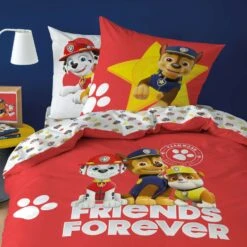 PAW Patrol Trio - Dekbedovertrek - Eenpersoons - 140 X 200 Cm -Woninginrichting Winkel 1763234759 0102