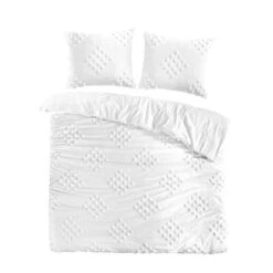 Papillon Deluxe+ Dekbedovertrek Helsinki - 200x200/220 Cm - Wit