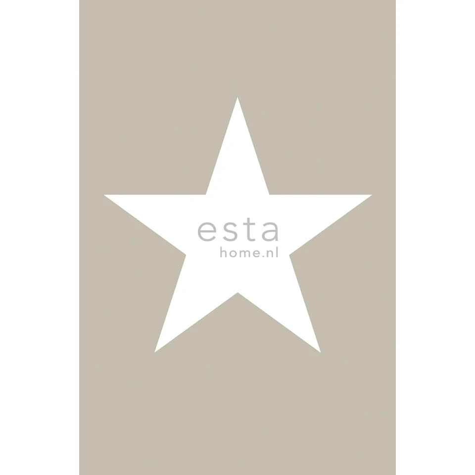 ESTAhome Fotobehang - Ster - Taupe - 186 Cm X 2,79 M 1 ESTAhome Fotobehang - Ster - Taupe - 186 Cm X 2,79 M