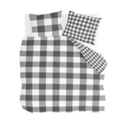 Byrklund - Dekbedovertrek Falsterbo - 240x220 Cm - Grijs