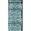 ESTAhome Behang - Metaal - Turquoise En Roest Bruin - 53 Cm X 10,05 M