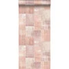 ESTAhome Behang - Marrakech Tapijt - Oranje En Roze - 53 Cm X 10,05 M