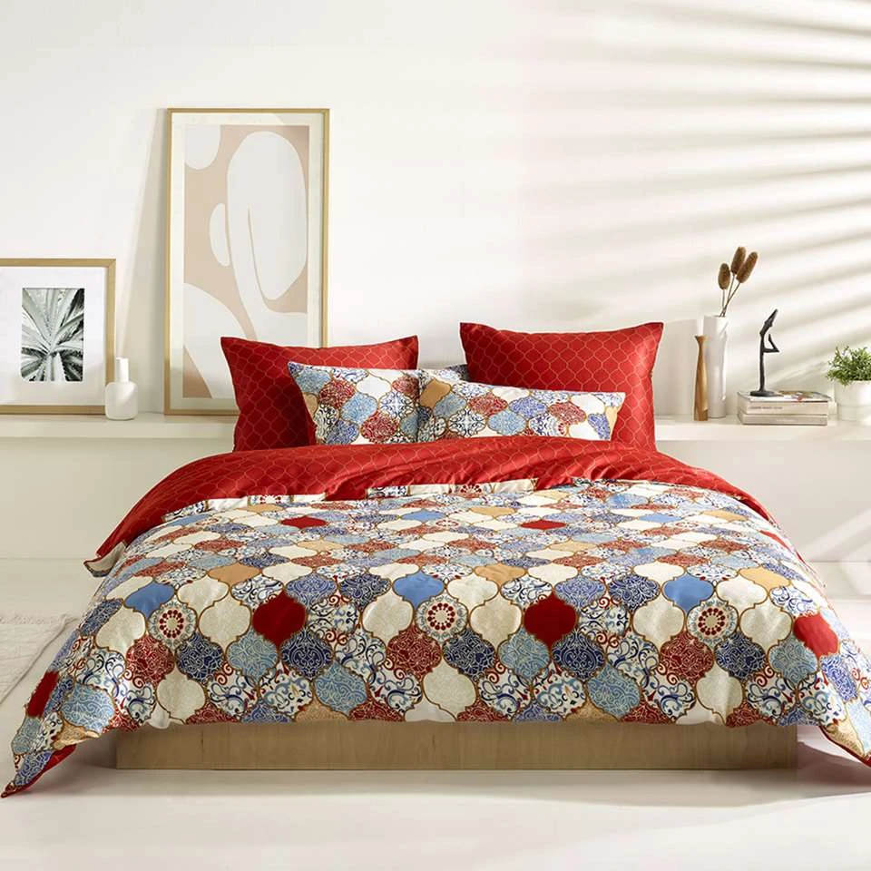 De Witte Lietaer Dekbedovertrek Medina - 260 X 240 Cm - Katoen 1 De Witte Lietaer Dekbedovertrek Medina - 260 X 240 Cm - Katoen