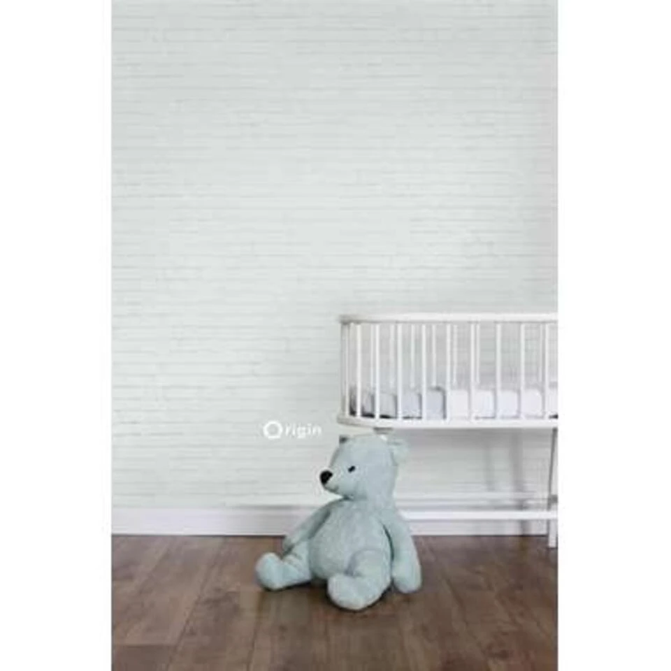 Origin Behang - Bakstenen - Mintgroen - 53 Cm X 10,05 M 3 Origin Behang - Bakstenen - Mintgroen - 53 Cm X 10,05 M - Afbeelding 3