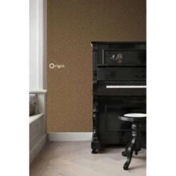 Origin Behang - Bloemen - Bruin En Glanzend Goud - 53 Cm X 10,05 M 6 Origin Behang - Bloemen - Bruin En Glanzend Goud - 53 Cm X 10,05 M -Woninginrichting Winkel 1991303398 0102