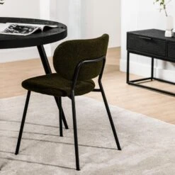 Rutger Eetkamerstoel Teddy - Stof - Groen -Woninginrichting Winkel 2d9b7b14085643a9bcaa2838d1e4c63e