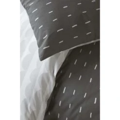 Walra Dekbedovertrek More Dashes - Antraciet - 200x200/220 Cm -Woninginrichting Winkel 31105585 0002