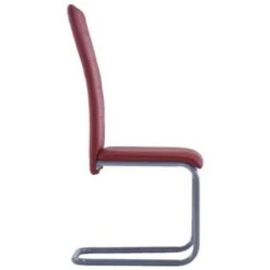 VidaXL Eetkamerstoelen 2 St Kunstleer Rood -Woninginrichting Winkel 33308697b1b649338cd58be4649732a3