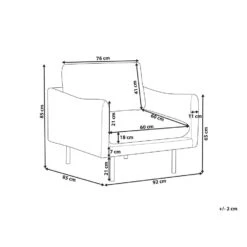 Beliani Fauteuil VINTERBRO - Groen Fluweel -Woninginrichting Winkel 3388dacb48364d0fa6777f7818b5e300
