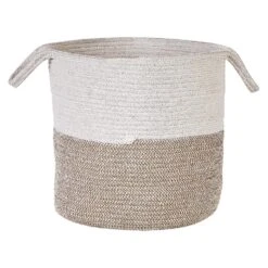 Beliani Mand PAZHA - Beige Katoen -Woninginrichting Winkel 4a3fed2730c94dbc988cdae4be935e91