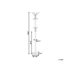 Beliani Kledingstandaard CLAXTON - Zwart Staal -Woninginrichting Winkel 52eb8212044e475cafc9a882b3965172