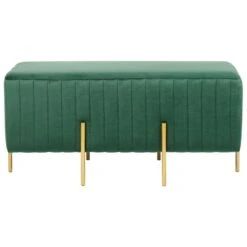 Beliani Hocker DAYTON - Groen Fluweel 7 Beliani Hocker DAYTON - Groen Fluweel -Woninginrichting Winkel 56daae52a80e4ca5a258b233a8cddf91