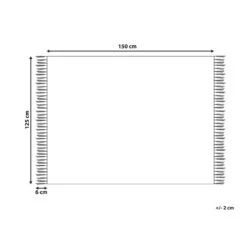 Beliani Plaid BETALI - Geel Katoen -Woninginrichting Winkel 60393584db7248b5adf7df9d33c1a460