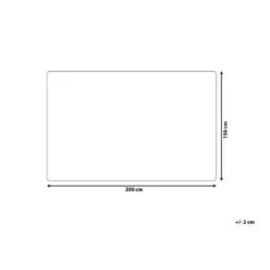 Beliani Plaid TANTAN - Rood Polyester -Woninginrichting Winkel 687147c748994da08fffec6a7818430c