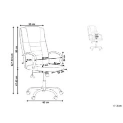 Beliani Bureaustoel GRANDEUR - Zwart Kunstleer 6 Beliani Bureaustoel GRANDEUR - Zwart Kunstleer -Woninginrichting Winkel 6a175f1581464dc7bb072422a56c8d59