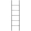 Decoratieve Ladder Vincent - Zwart - 160x37 Cm