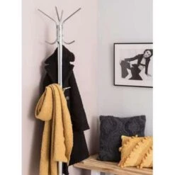 Beliani Kledingstandaard CLAXTON - Zilver Rvs -Woninginrichting Winkel 77b0f10111ce4462a68e997c3f4b6f51