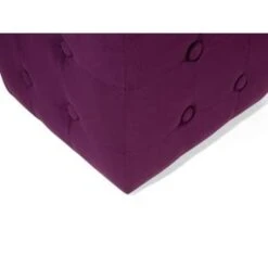 Beliani Poef WISCONSIN - Paars Fluweel -Woninginrichting Winkel 7fa4f714b65f449b8f72721ca74f6fcf