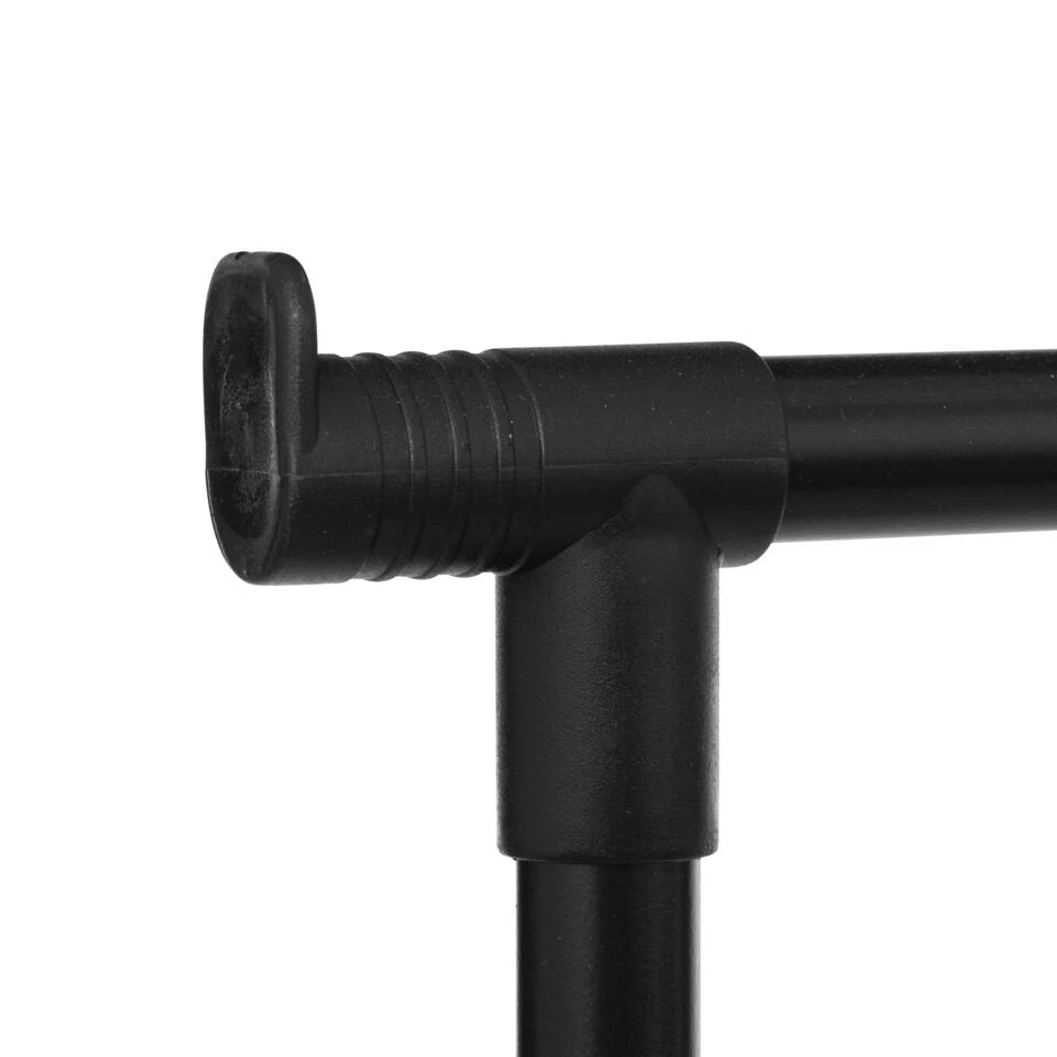 5Five Kledingrek Dubbele Stang - Kunststof/metaal - Zwart - 80 X 160cm 3 5Five Kledingrek Dubbele Stang - Kunststof/metaal - Zwart - 80 X 160cm - Afbeelding 3