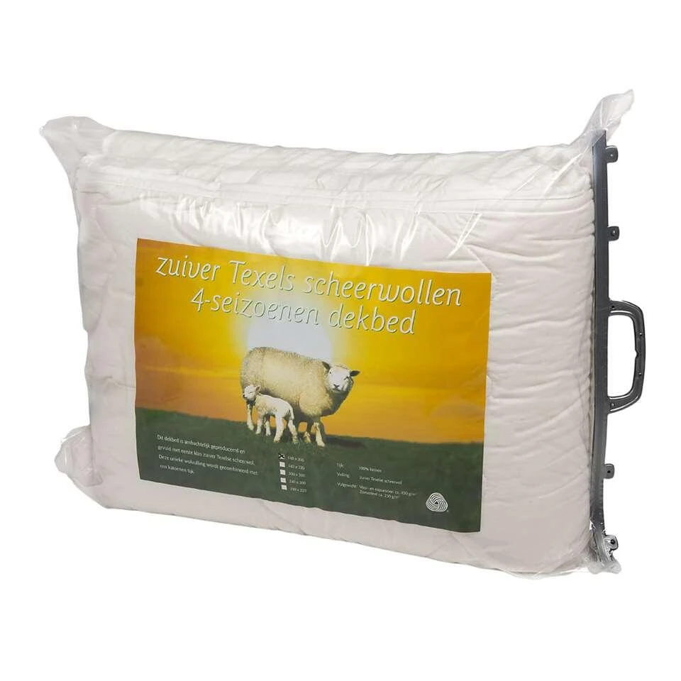 Higgins Dekbed - Texels Wol - 4-seizoenen - 140x220 Cm 3 Higgins Dekbed - Texels Wol - 4-seizoenen - 140x220 Cm - Afbeelding 3