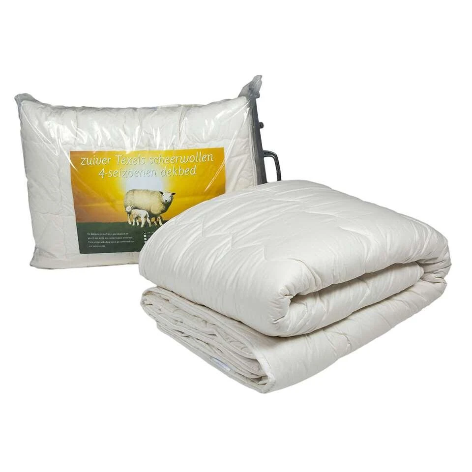 Higgins Dekbed - Texels Wol - 4-seizoenen - 140x220 Cm 2 Higgins Dekbed - Texels Wol - 4-seizoenen - 140x220 Cm - Afbeelding 2