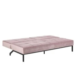Slaapbank Linz - Velvet Roze -Woninginrichting Winkel 81020378 0400