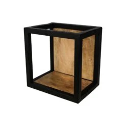 HSM Collection Wandbox Levels - Naturel/zwart - 25x18x25 Cm 5 HSM Collection Wandbox Levels - Naturel/zwart - 25x18x25 Cm -Woninginrichting Winkel 81021269 0400