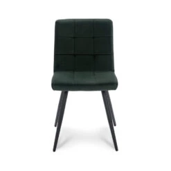 Eetkamerstoel Ayden - Velvet - Groen (2 Stuks) -Woninginrichting Winkel 81021671 0300