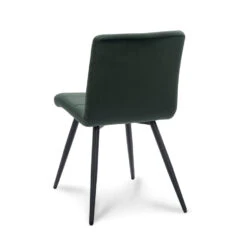Eetkamerstoel Ayden - Velvet - Groen (2 Stuks)