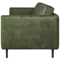 Bank Ferro 3,5-zits - Leer - Olijf -Woninginrichting Winkel 81023416 0300