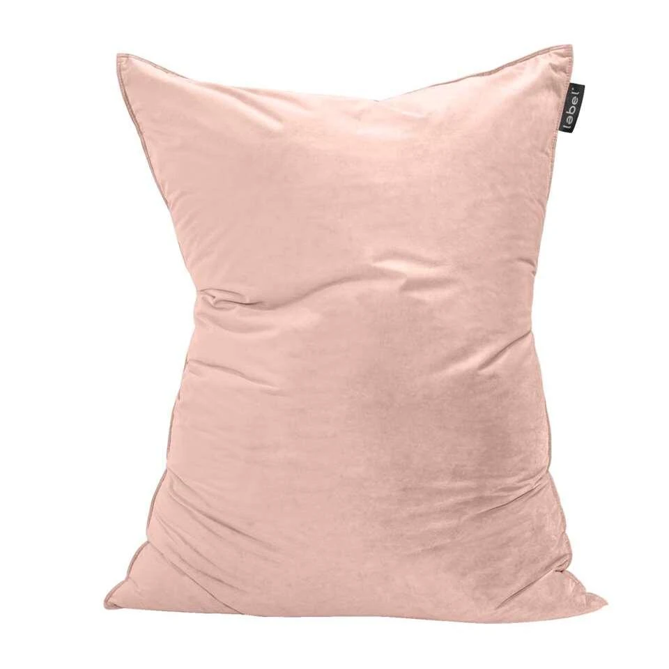 Zitzak Rib Velours - Roze - 100x150 Cm 2 Zitzak Rib Velours - Roze - 100x150 Cm - Afbeelding 2