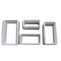 VIDAXL Kubusachtige Plankenset 4 Stuks Wit 6 VIDAXL Kubusachtige Plankenset 4 Stuks Wit -Woninginrichting Winkel 82e4f6b873e442bab7f57803122487e4