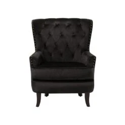 Beliani Fauteuil VIBORG - Zwart Fluweel 7 Beliani Fauteuil VIBORG - Zwart Fluweel -Woninginrichting Winkel 96bbf422216f4692a521c8300611f37e
