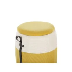 Beliani Poef RUBY - Geel Corduroy -Woninginrichting Winkel a0a09fa9c4e34d08aaff6c03c02836a6