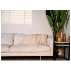 Excellent Houseware Deken-plaid - Fleece-polyester Creme - 170x130 Cm -Woninginrichting Winkel a6bd4102dd454839a14927a931c583b4