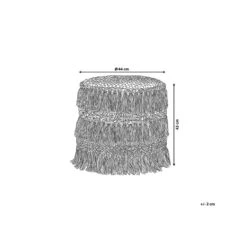 Beliani Poef NOIDA - Beige Katoen 6 Beliani Poef NOIDA - Beige Katoen -Woninginrichting Winkel b9d18572738c4917958e72839f09e475