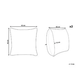 Beliani Sierkussen EHNAR - Beige Nepbont -Woninginrichting Winkel bb572f80e44f4268a78a50c1626e8223