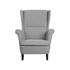 Beliani Oorfauteuil ABSON - Grijs Polyester 7 Beliani Oorfauteuil ABSON - Grijs Polyester -Woninginrichting Winkel bc1993e72d08442aa90efe270dce2f2f