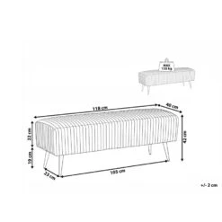 Beliani Hocker PATERSON - Oranje Fluweel -Woninginrichting Winkel d18a72eed4bf42b2957dc37cccaaaa89