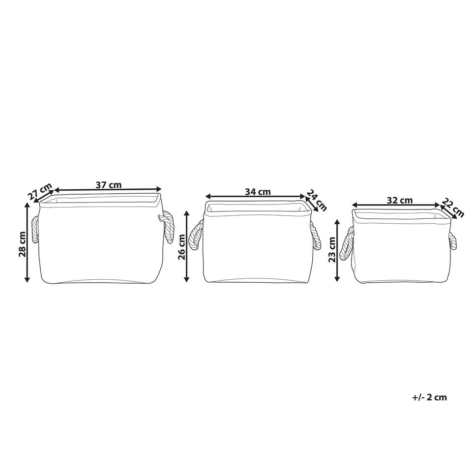 Beliani Mand DARQAB - Groen Polyester 3 Beliani Mand DARQAB - Groen Polyester - Afbeelding 3