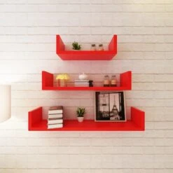 VidaXL Wandplanken 6 St Rood -Woninginrichting Winkel f423370743a34ca1844d2c95bfeb000c