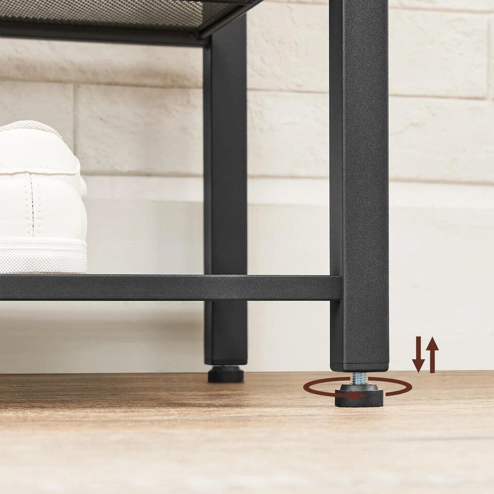 O'DADDY® Kapstok Staand - Schoenenrek - 15 Haken - 80x32x178,5 - Bruin 2 O'DADDY® Kapstok Staand - Schoenenrek - 15 Haken - 80x32x178,5 - Bruin - Afbeelding 2