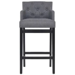 VidaXL Barkrukken 2 St Stof Donkergrijs -Woninginrichting Winkel feb5e688a10f4300bba5a8fed010216b